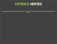 Tablet Screenshot of consoleheroes.com